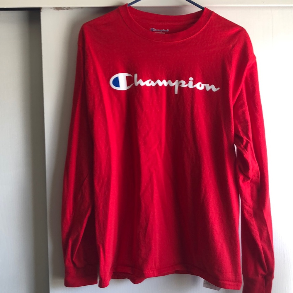 Red champion long sleeve